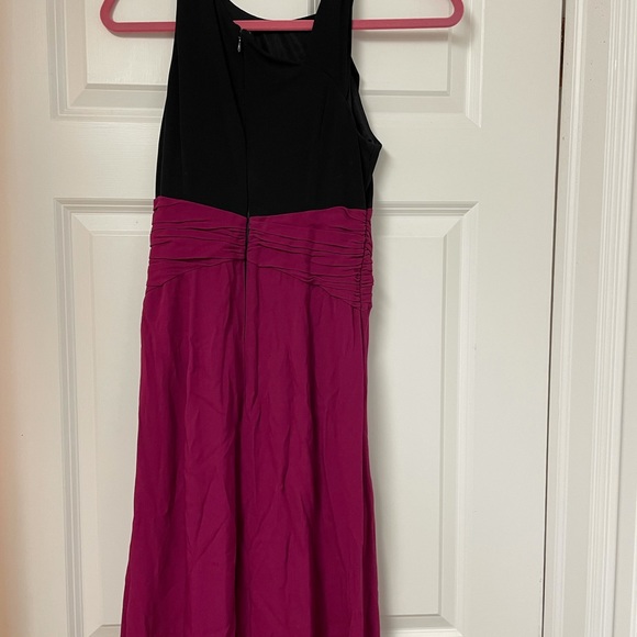 Black and fuchsia gown/ dress. - Picture 4 of 4